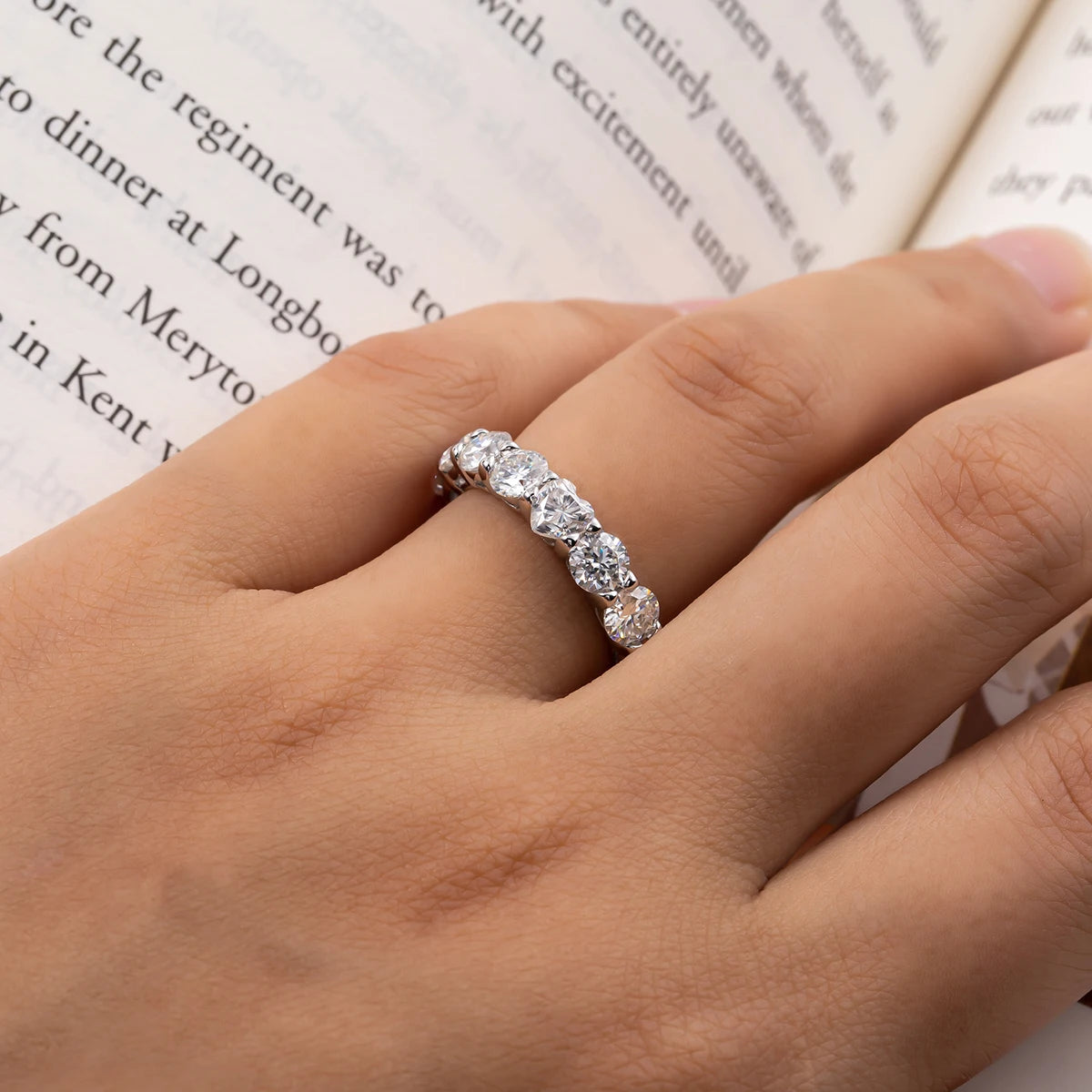 Eterna Heart Eternity Ring